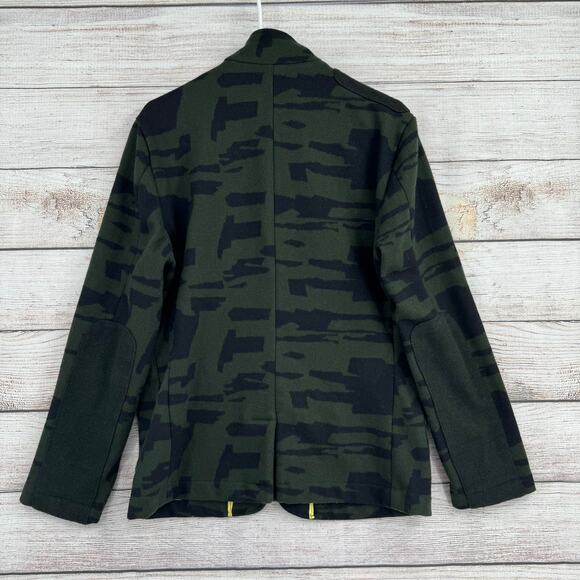Descendant of Thieves Camouflage Wool Blend Jacket Mens Medium Green Black - Picture 2 of 13